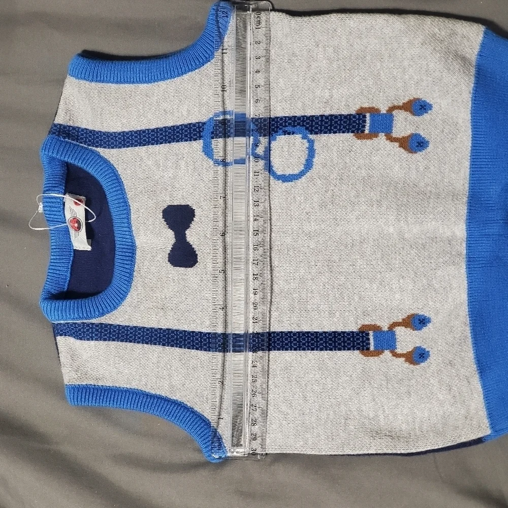 Warm sleevless‎ gilet children's sweater  vest for boys
